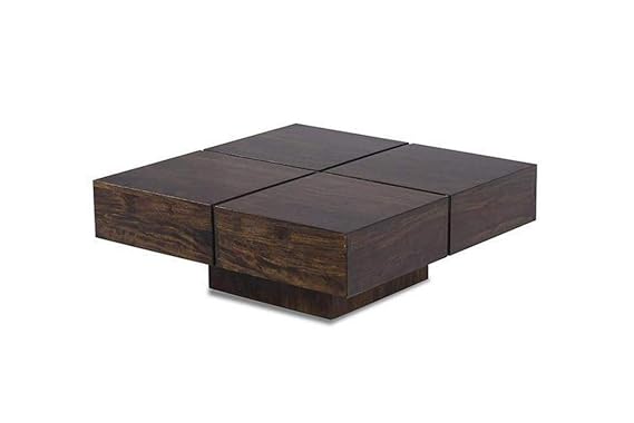 Murali Craft Solid Sheesham Wood Modern Coffee Table