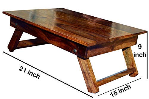 Murali Craft Sheesham Wood Foldable Laptop Lap Desk