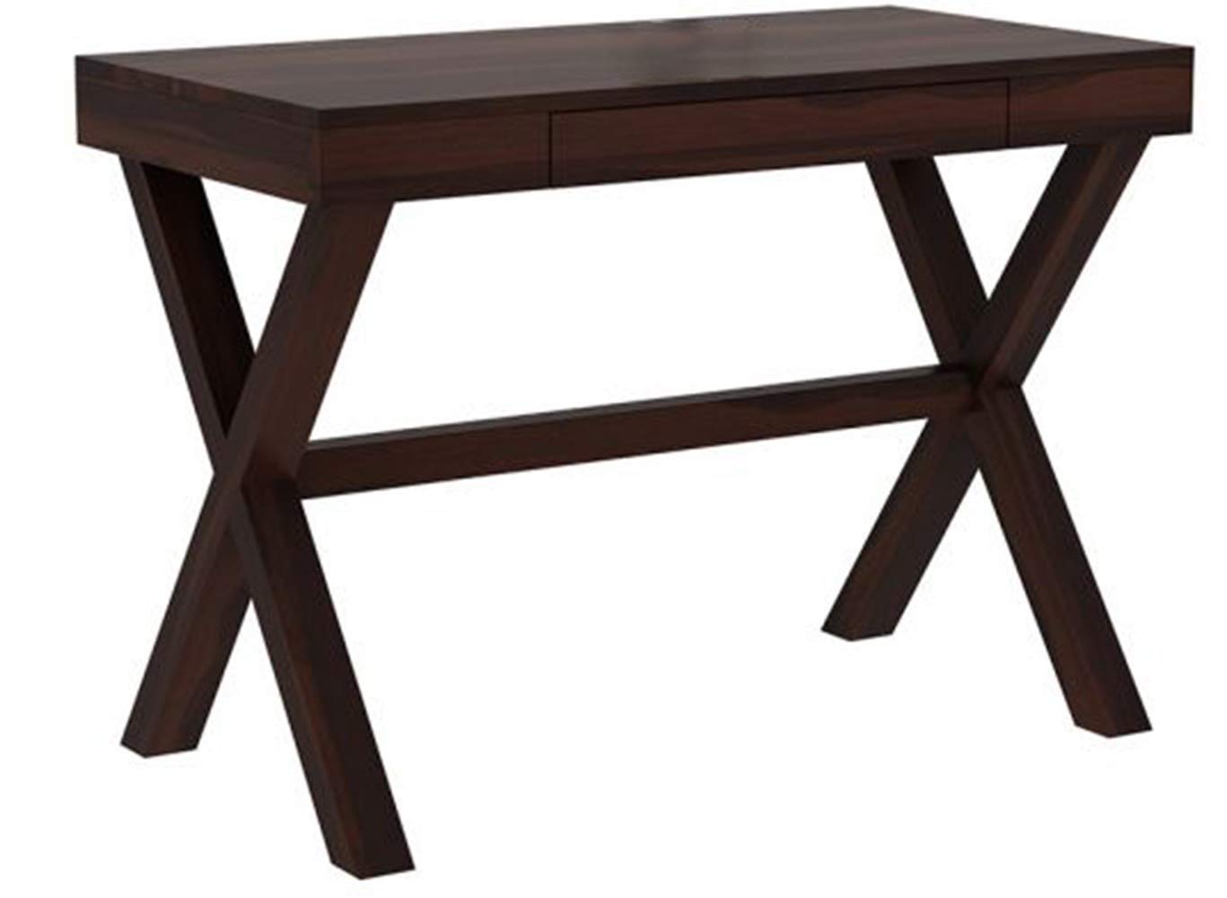Murali Craft Sheesham Wood Study Desk With Storage – Walnut Finish