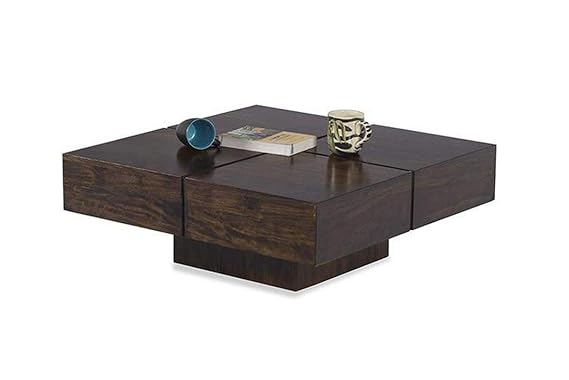 Murali Craft Solid Sheesham Wood Modern Coffee Table