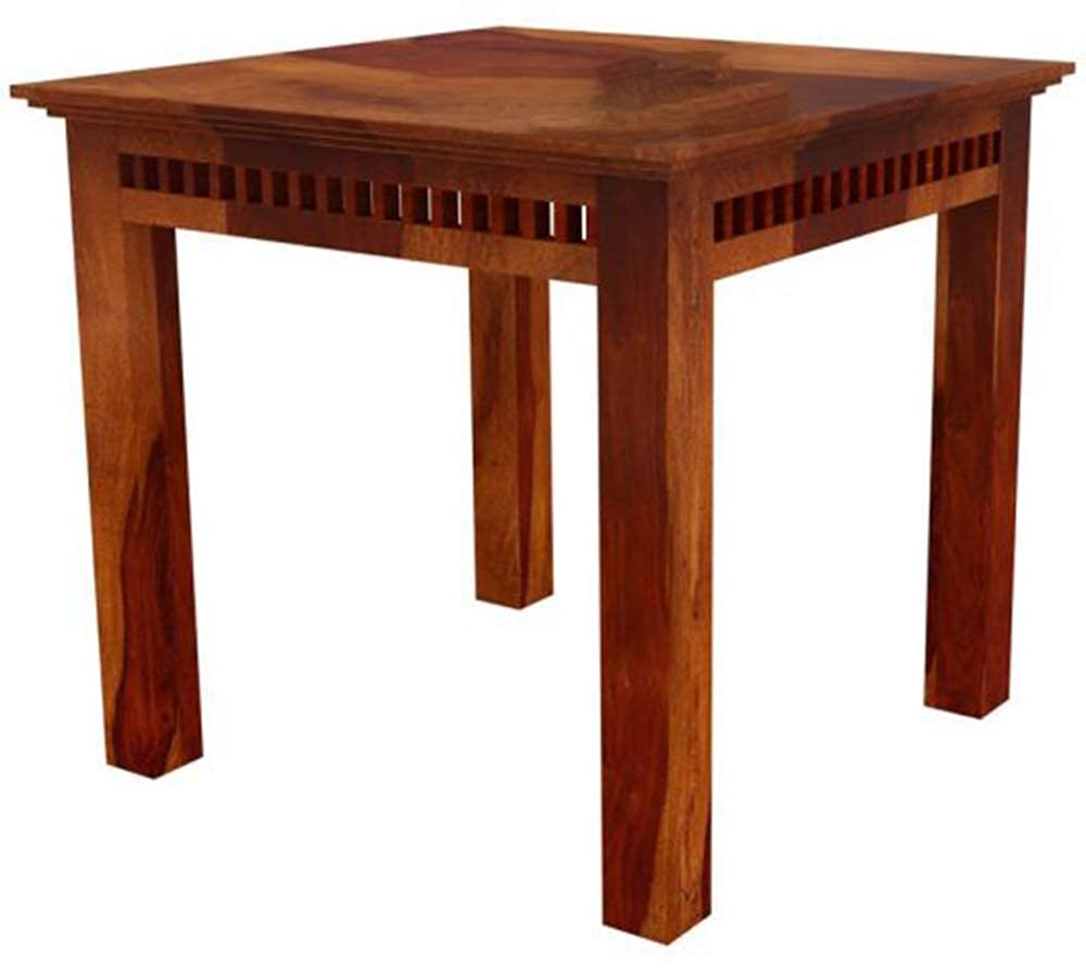 Murali Craft Sheesham Wood Dining Table Set 2 Seater – Honey Finish