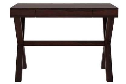 Murali Craft Sheesham Wood Study Desk With Storage – Walnut Finish