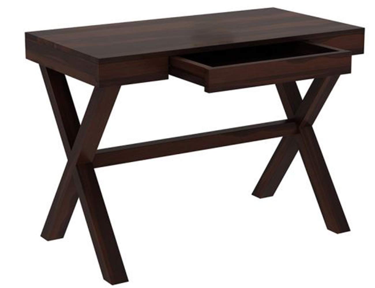 Murali Craft Sheesham Wood Study Desk With Storage – Walnut Finish