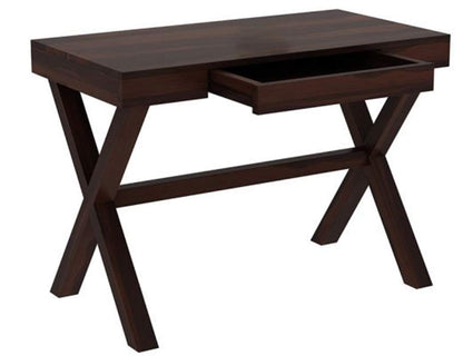 Murali Craft Sheesham Wood Study Desk With Storage – Walnut Finish