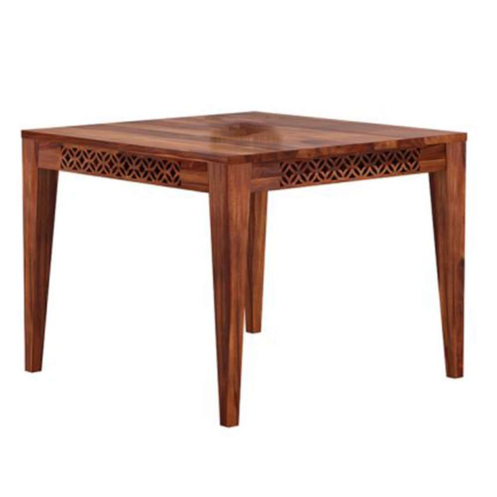 Murali Craft Sheesham Wood Dining Table Set 4 Seater – Honey Finish