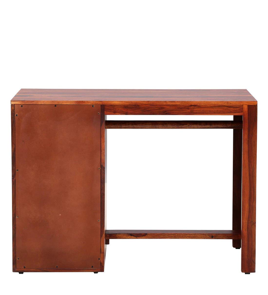 Murali Craft Sheesham Wood Study Desk With Storage – Honey Finish