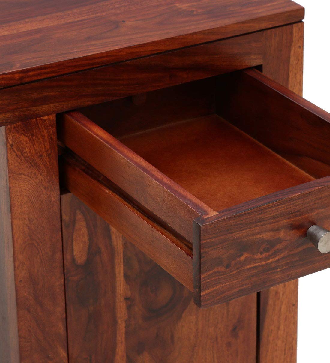 Murali Craft Sheesham Wood Study Desk With Storage – Honey Finish