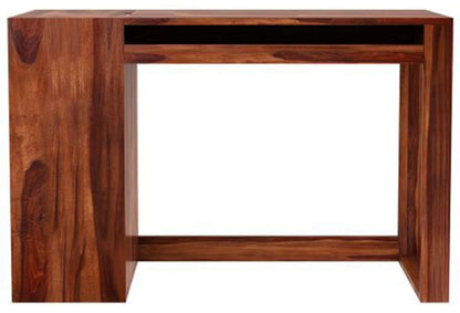 Murali Craft Sheesham Wood Study Desk With Storage – Natural Brown
